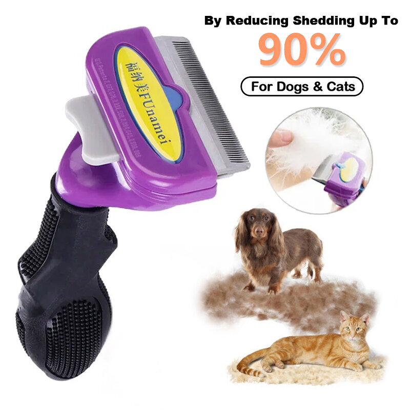 Cat Hair Removal Comb Cat Brush Pet Grooming Brush Dog Comb Cat Hair Massage Comb Cat Hair Remover Cleaning Grooming Cat Combs