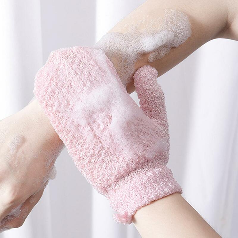 ถุงมืออาบน้ำสำหรับขัดผิวกายการนวดและการให้ความชุ่มชื้นกับอ่างอาบน้ำสปา