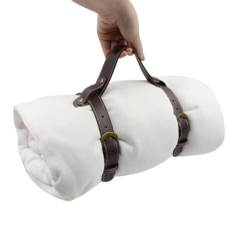 بطانية الناقل نزهة بطانية حمل حزام اليوغا حصيرة الناقل للتخييم في الهواء الطلق النزهات دراجة نارية Bedroll حزام