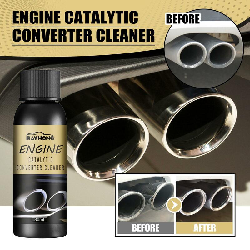Catalytic Converter Cleaner For Car Engine Catalytic Converter Cleaner Booster Cleaner Carbon Deposit Removing Agent 30ml X9E9