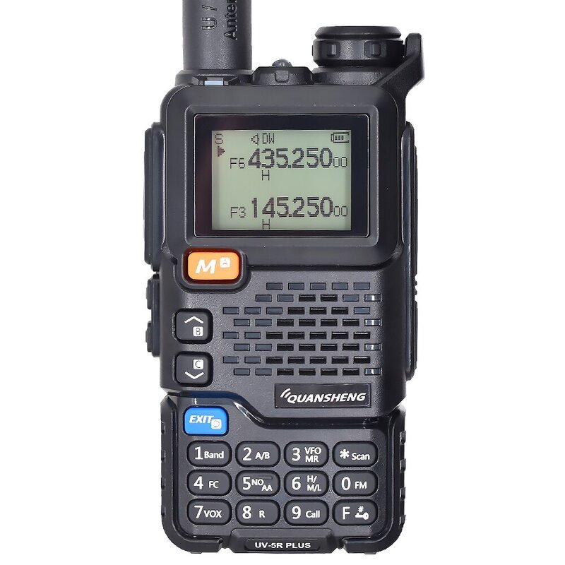 Quansheng UV 5R 플러스 워키토키 휴대용 Am Fm 양방향 라디오 커뮤터 VHF 스테이션 K5 리시버 햄 무선 세트 장거리