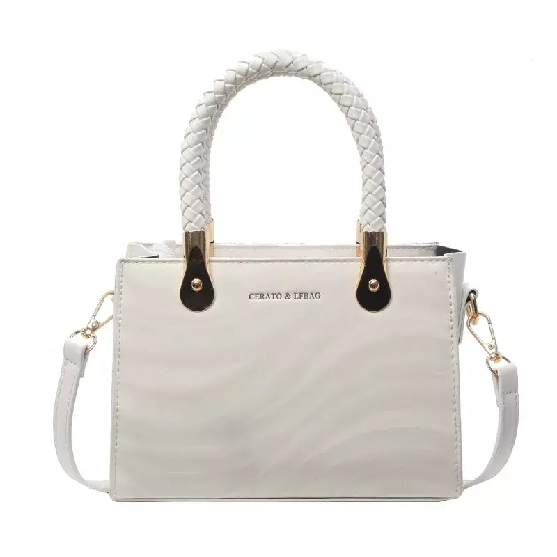 Small Handbags Women's 2024 New Fashion Simple All-Match Shoulder Advanced Texture Messenger Small Square Bag