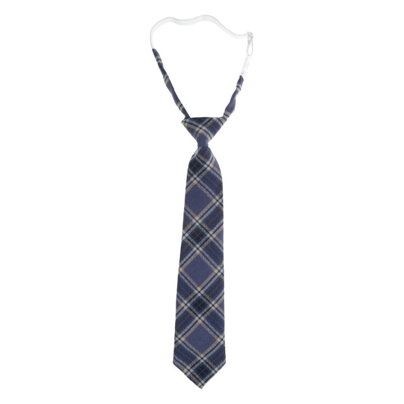 Paresseux JK cravates Plaid uniforme école cravates remise des diplômes mariage Cosplay accessoire