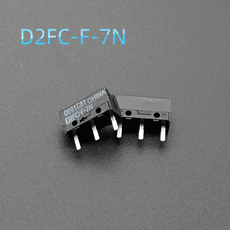 オリジナルのマイク付きマイクロスイッチ,D2FC-F-7N, 10m,20m,omron 60mn,D2FC-F-K, 50m, D2FC-FL-NH, D2F-F,D2F-01FL, D2F-01F-T, D2F-F-F-F-F-F-F-F-F-F-F-3-7, 2個