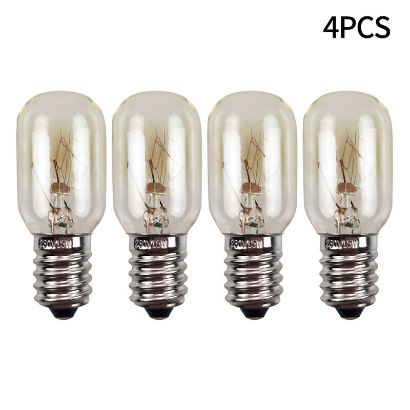 E14 Sel Lampe Globe Ampoule 15W AC220V-240V Vintage In347 Ampoules Réfrigérateur Four Ampoules Remplacement 1/4/8Pcs