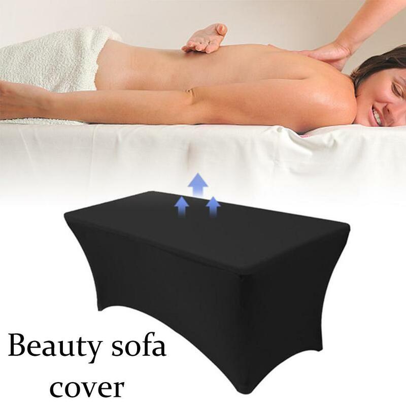 Salão de beleza massagem elástica capa de cama alta estiramento casamento hotel aniversário mesa capa buffet pano conjunto toalha de mesa deco