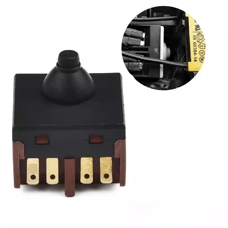 Botão interruptor para rebarbadora, 100mm, 4 ", peças de reposição, acessórios, 1pc