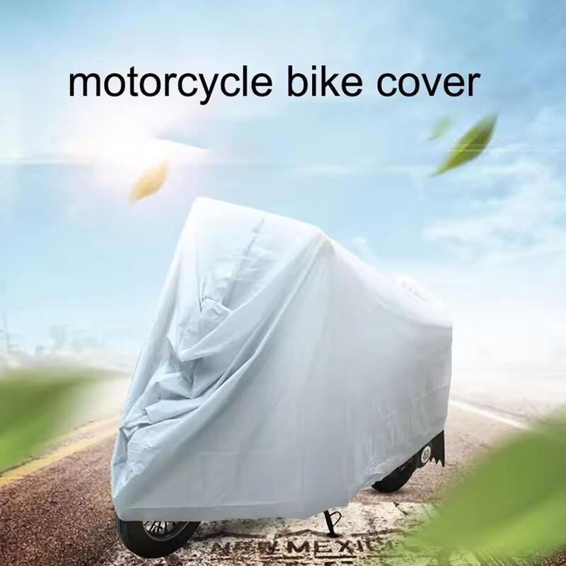 Cubierta protectora de interior y exterior para motocicleta, cubierta impermeable a prueba de lluvia, polvo y rayos Uv para vehículo y bicicleta, V7t7