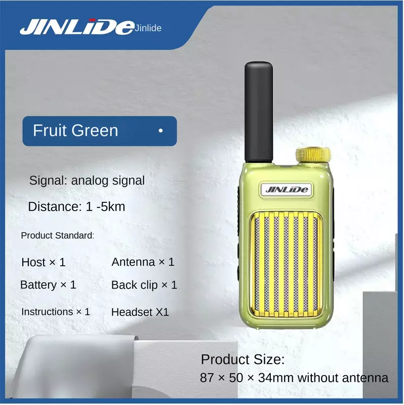JINLIDE walkie-talkie speciale G58 wireless FM ad alta potenza mini conversione di frequenza a una chiave campeggio in standby ultra lungo