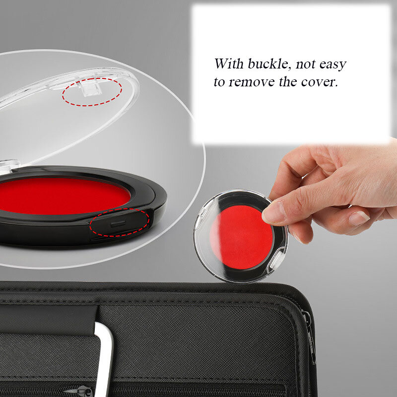 Быстросохнущий стол для печати отпечатков пальцев, портативная круглая коробка для печати «сделай сам», деловые офисные принадлежности