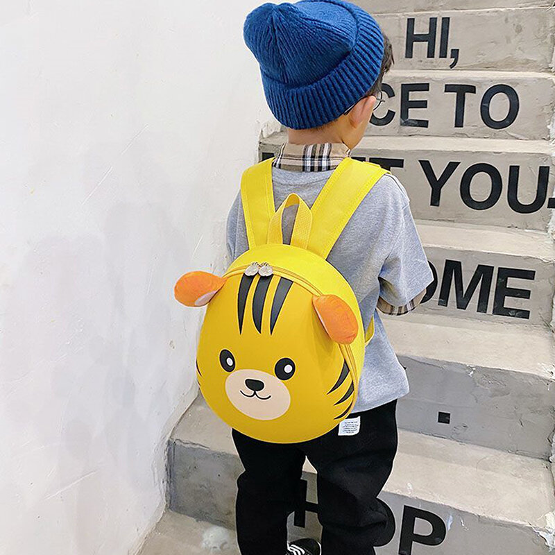 Новый модный детский рюкзак с мультипликационным рисунком, сумка в виде яиц, супер женский и мужской рюкзак для детского сада