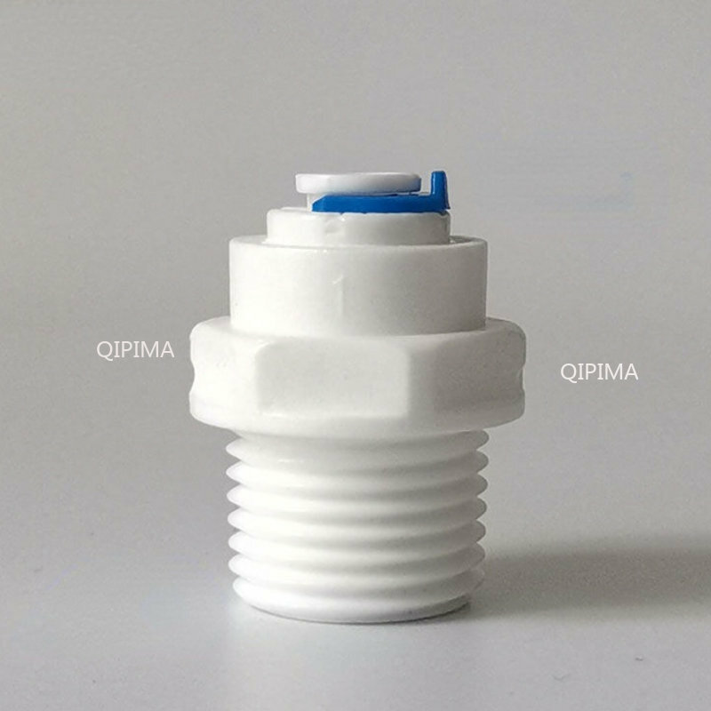 Szybkozłącze złącze plastikowa rura wody RO 1/4 "3/8" BSP Tube akcesoria filtr do wody akwarium