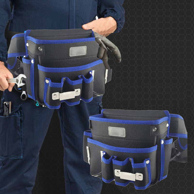 New Multi-functional Electrician Tools Bag Waist Pouch Belt Storage Holder Organizer Garden Tool Kits Waist Packs Oxford Cloth