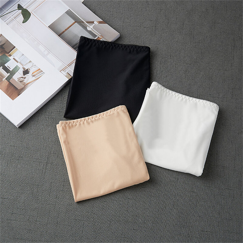 Pantalon de sécurité élastique doux pour femme, anti-frottement, taille haute, sous-vêtement sans couture, été, 2023
