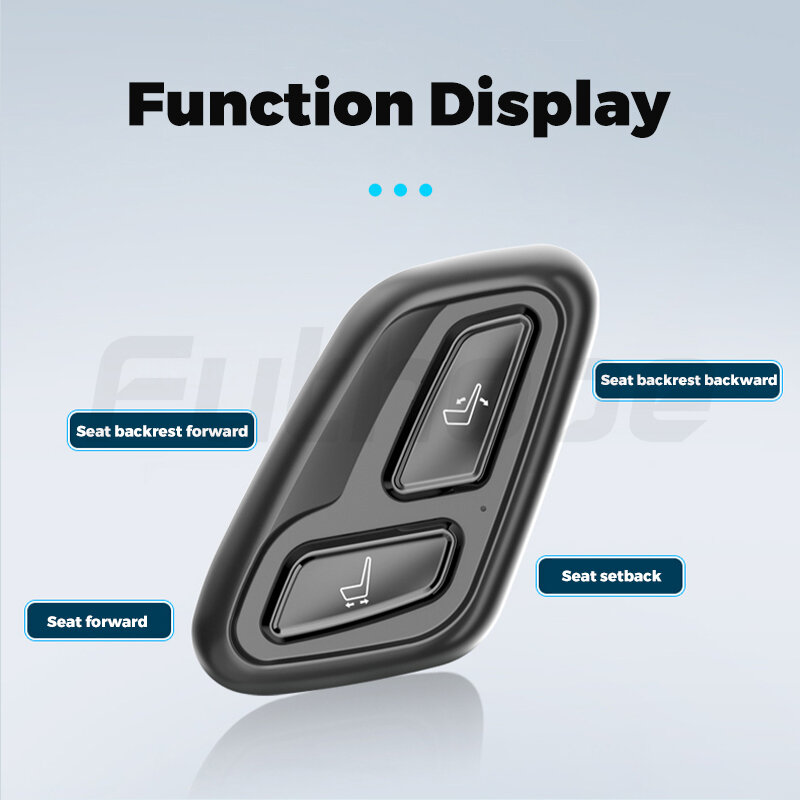 Futhoope pulsanti interruttore Wireless per la regolazione del sedile Copilot per Tesla Model3 modello Y 2021-2023 aggiornamento telecomando copilota Refit