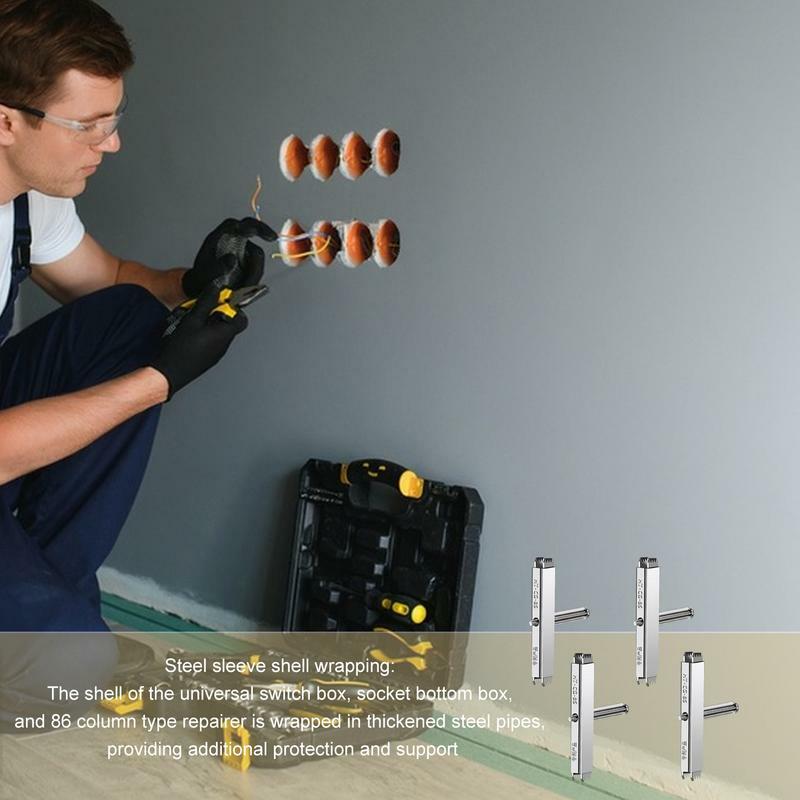 Varilla de soporte para tornillos de caja eléctrica, dispositivo de reparación de casete, instalación integrada, mantenimiento