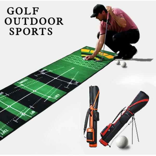 Golf Putting Indoor Golf Hitting Mat Green Mat Golf Practice Training Aid Equipment for Home Outdoor Backyard Golf Practice