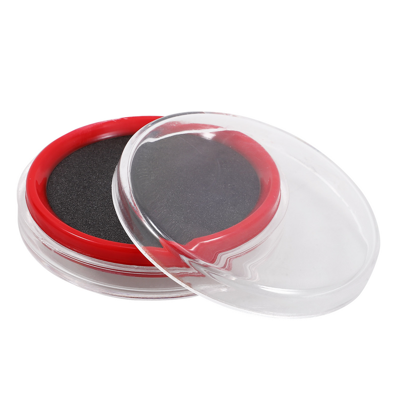 Quick-drying Stamp Box Pressing Pad Small Round Inkpad Multi-use Tool Pads Office Essential Accessory