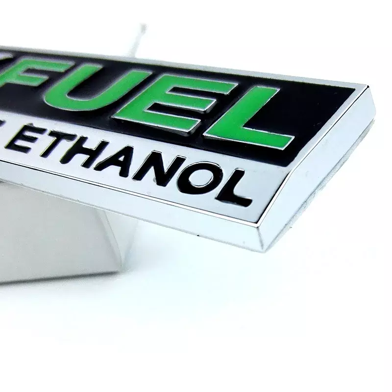 FLEX carburante E85 etanolo Auto adesivo per energia pulita veicolo in metallo Auto Body Truck FLEXFUEL decalcomania 3D distintivo emblema accessori