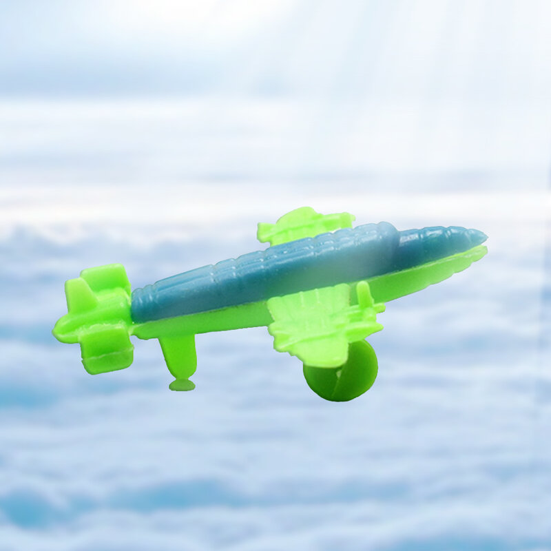 เครื่องบินทิ้งระเบิดพลาสติกขนาดเล็ก10ชิ้นโมเดลเครื่องบินรบของเล่นทหารของขวัญสำหรับเด็ก