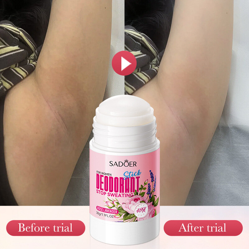 Antitraspirante per le donne profumo deodorante Stick riduce la sudorazione odore Remover Underarm Body deodorante Stick Fast Dry Lasting