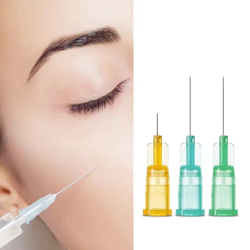 100pcs Mesotherapy Disposable Hypodermi Needle 30g 31g 32g 33g 34g 4mm 6mm13mm Meso Needle