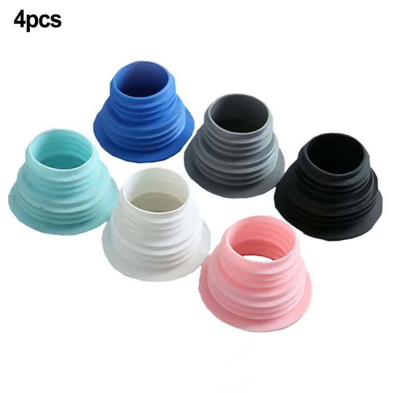 4 pezzi tubo di scarico tubo di tenuta tubo di fognatura tappo deodorante Silicone per lavatrice tubo di scarico esteso guarnizione accessori per il bagno