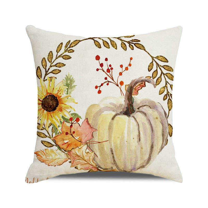 Kürbis Kissen Abdeckung 45*45 Werfen Kissen Fall Herbst Thanksgiving Decor Kissenbezüge Herbst Hause Dekorationen Kissen Abdeckung für Couch