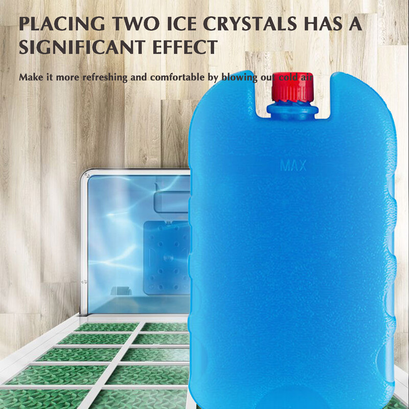 Confezione di ghiaccio riutilizzabile per blocchi di ghiaccio in mattoni di ghiaccio scatola per congelatore con buone prestazioni di tenuta per la spedizione di alimenti congelati