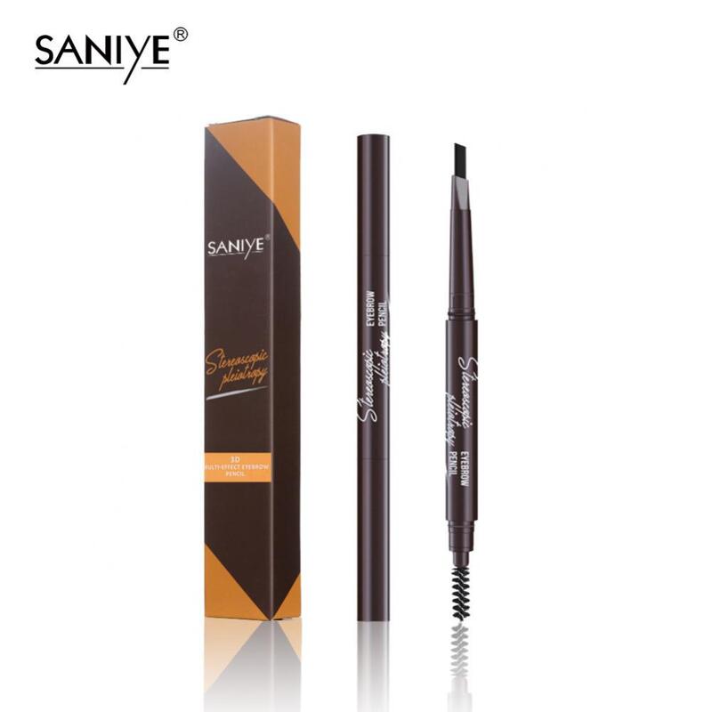 Full Color Eyebrow Pencil High Color Rendering Eyebrow Trimming Pen Eye Makeup Easy To Use Compact Fine And Smooth Texture