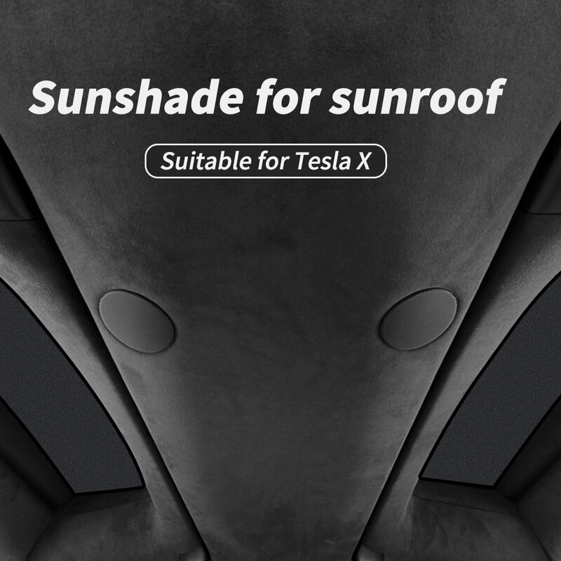 Zijruiten Afscherming Zonnescherm Netschaduw Voor Tesla Model X 2017-2023 Glazen Zonneklep Beschermer Blok Uv Auto Cooling Down