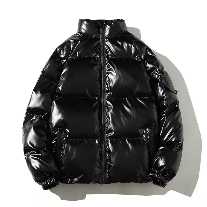 Winter Parkas Men Thick Hooded Jacket New Thicken Warm Harajuku Coat Male Casual Zipper Fashion Jackets Women Windproof Outwear
