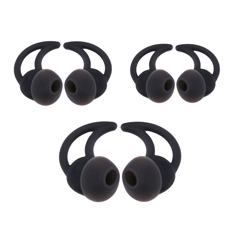 Orejas de aislamiento de ruido de repuesto para Bose, puntas de oreja, Qc20, QC30, negro
