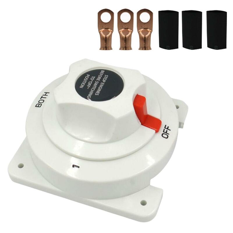 Marine DC Battery Selector Switch 6-32V 2 Both Off High Amp