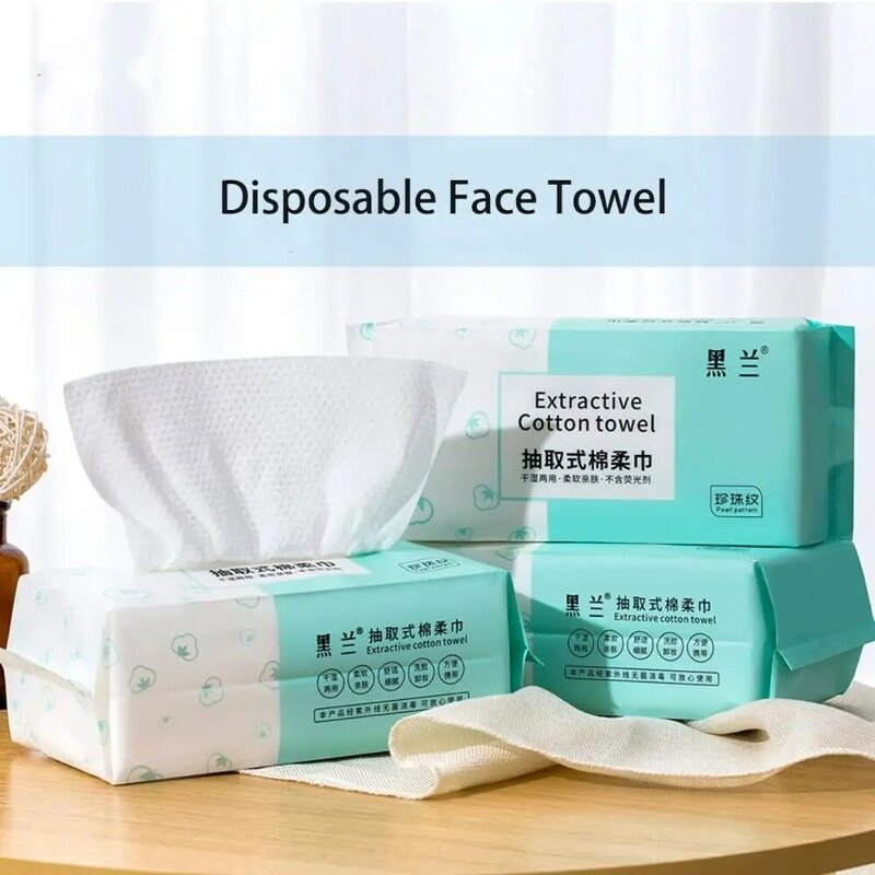 Thick Disposable Face Towel Non-woven Fabrics Skin Care Facial Cleansing Towels Skin-friendly Make Up Removing Wipes