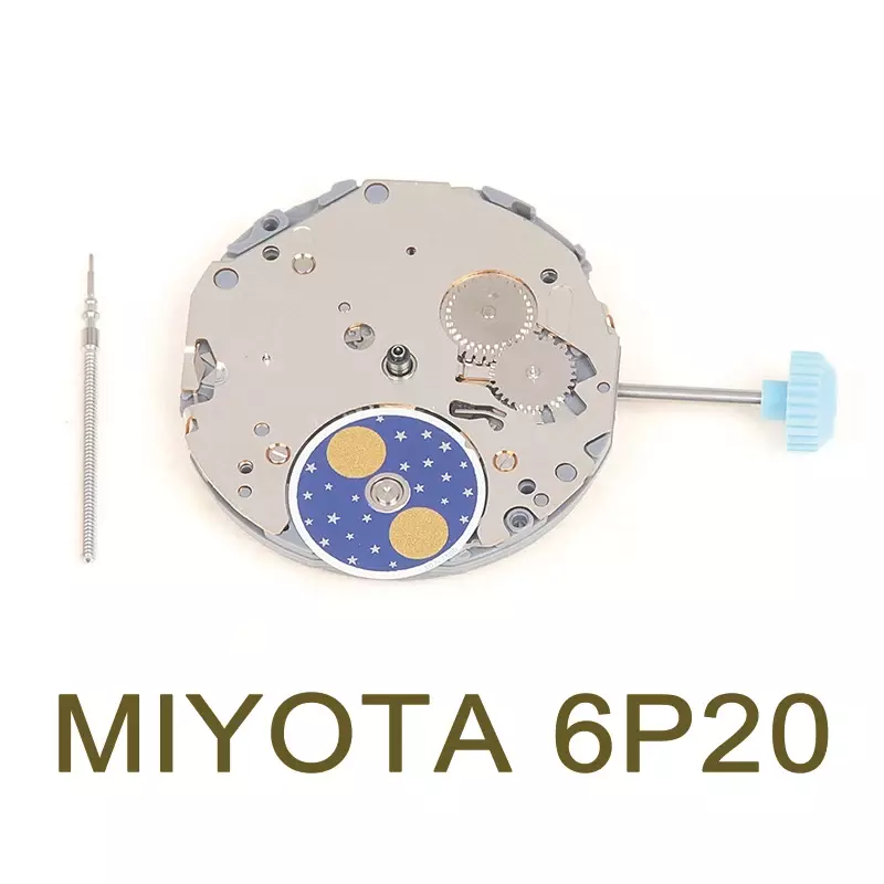Miyota 6P20 5-ręczny mechanizm Japoński Oryginalne części do zegarków z mechanizmem kwarcowym