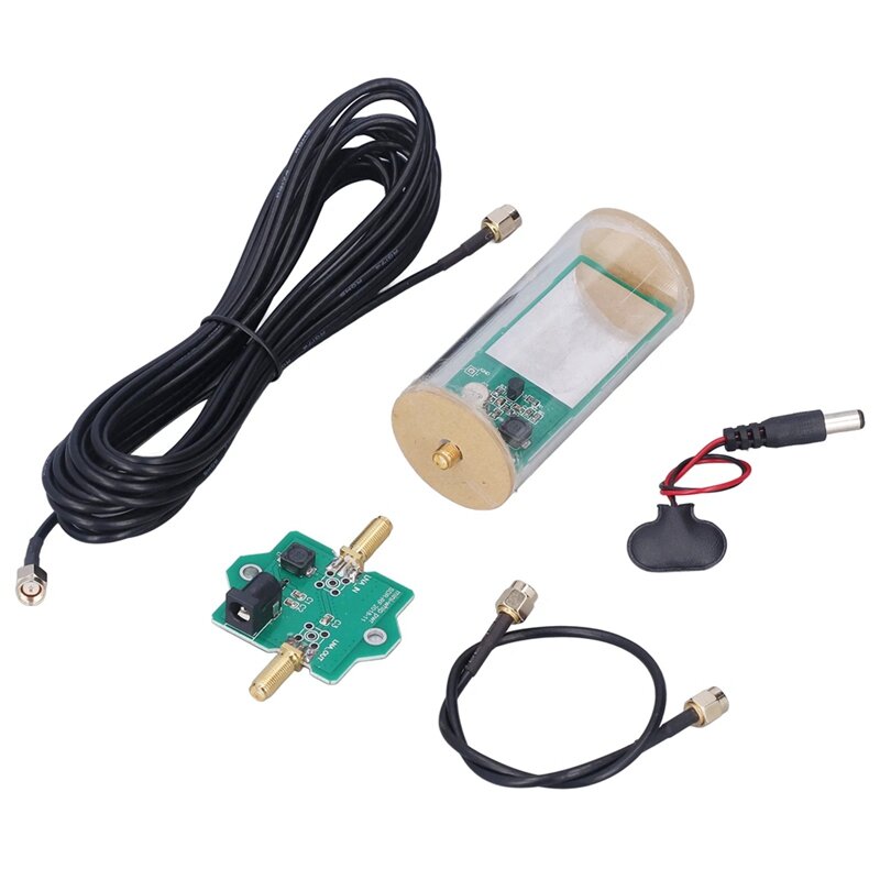 Mini Antena de látigo RTLSDR, receptor medio corto, módulo de antena activa ultracorta para Radio PC + Metal, 1 Juego