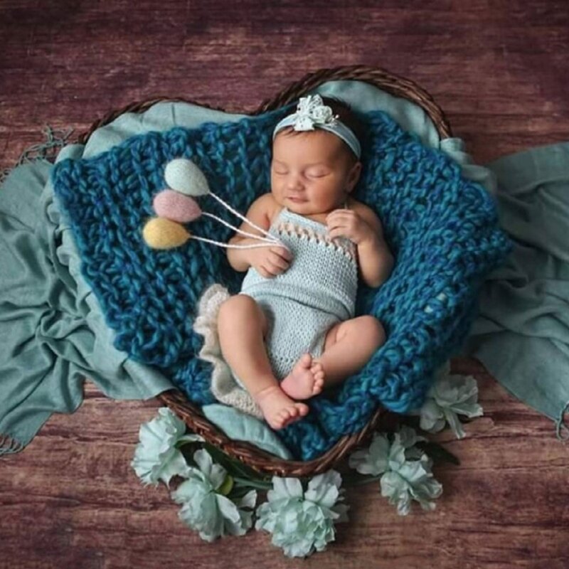 Baby Photostudio Props Set palloncini Layout fotografico Sfondo fotografico in stile