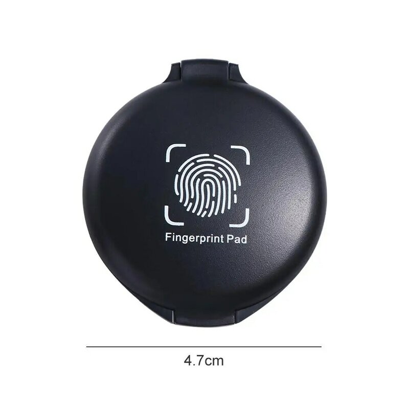 1PC Fingerprint Ink Pad Thumbprint Ink Pad per notarile ID carte di identificazione di sicurezza forniture per ufficio Kit di impronte digitali 3 colori