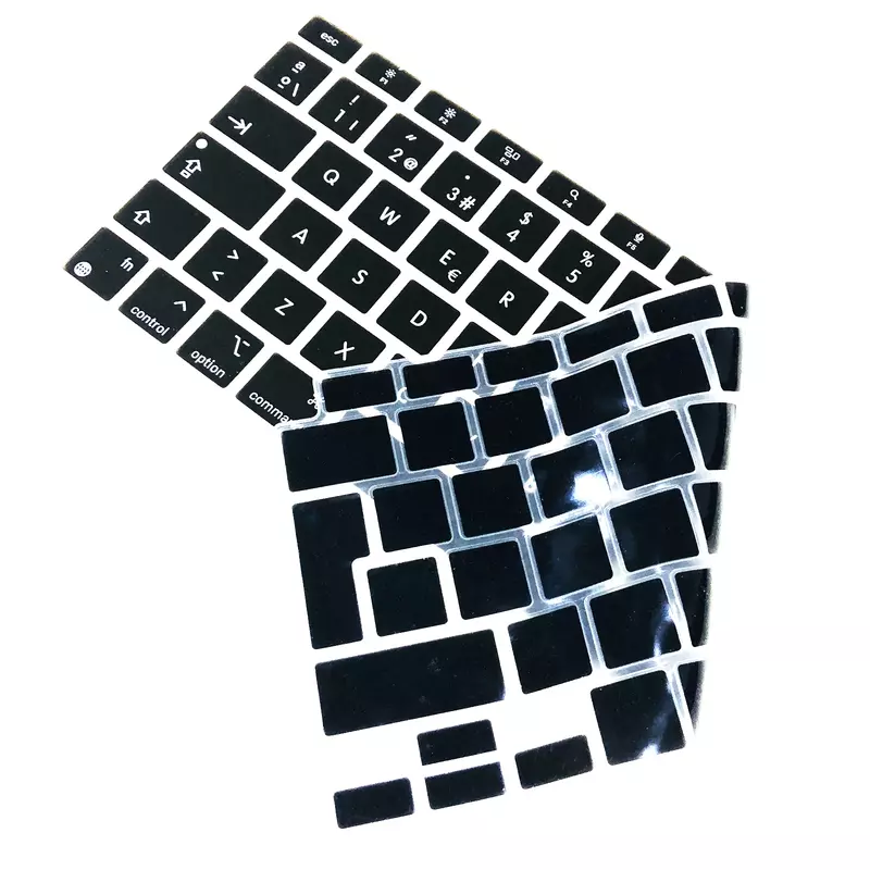 Para macbook air13 m1 chip de tampa do teclado portátil película protetora de silicone para macbook a2337 13.3air casos teclado liberar 2020