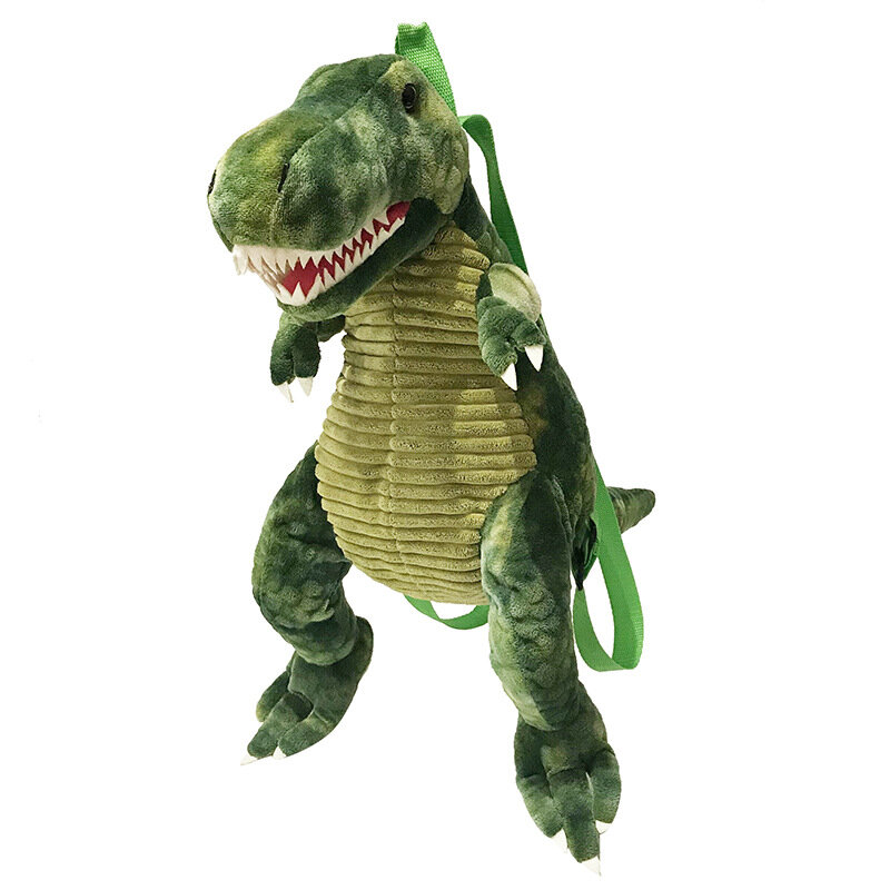 Plecak-mochilas Dinozaur para niños y niñas, 3D Bolsa Escolar de felpa, dinosaurio, bolsas de animales, juguetes, regalos