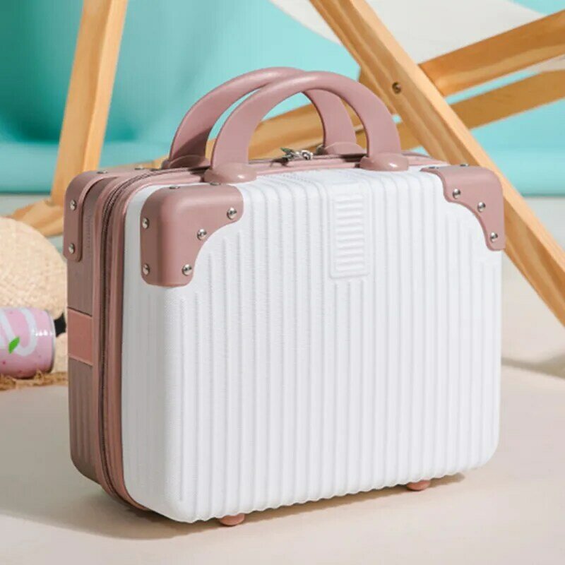 （013）Mini suitcase 14 inch cosmetic case small suitcase portable creative