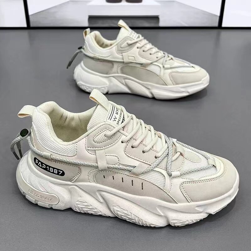 Male Sneakers Brand Outdoor Fashion Comfortable Casual Shoes 2024 Man Lace-up Tenis Shoes Breathable Running Basketball Trainers