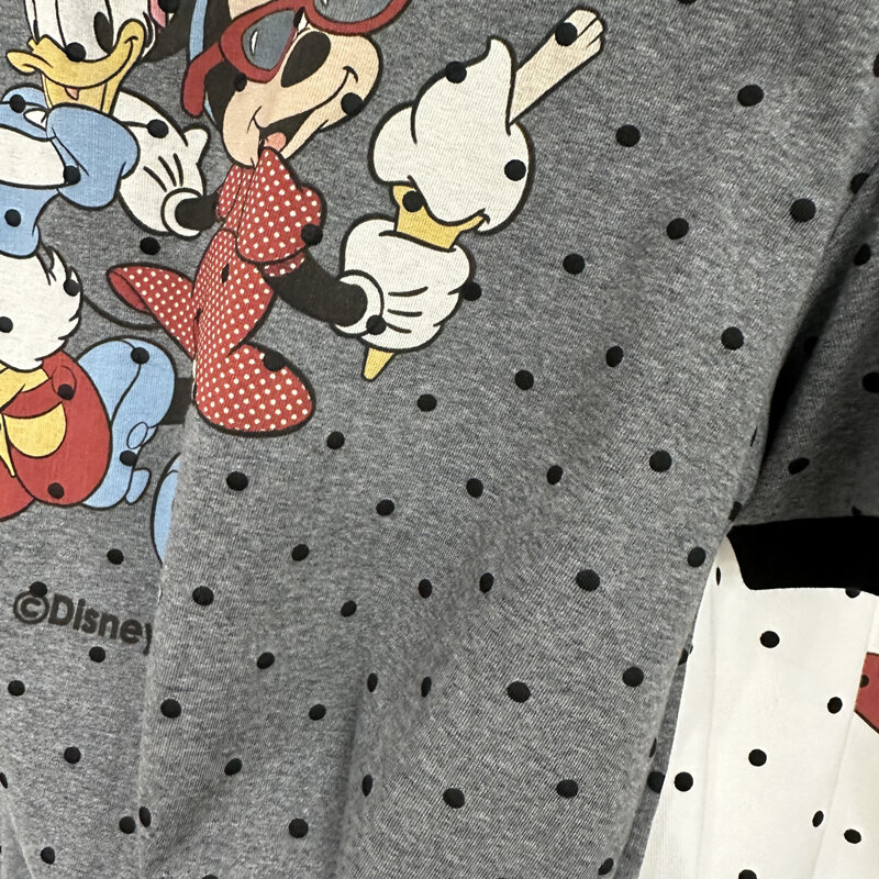 Potdemiel-Camiseta de manga corta para mujer, camisetas de dibujos animados del alfabeto de lunares, jerséis, ropa Kawaii, Top Y2k, camisetas ajustadas