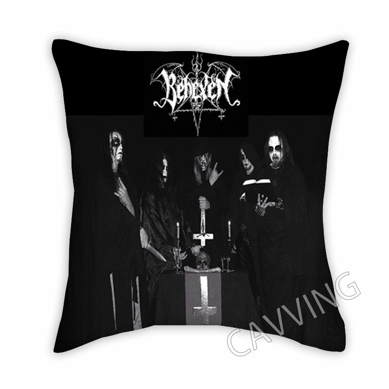 Behexen Rock 3D Printed  Polyester Decorative Pillowcases Throw Pillow Cover Square Zipper Cases Fans Gifts Home Decor