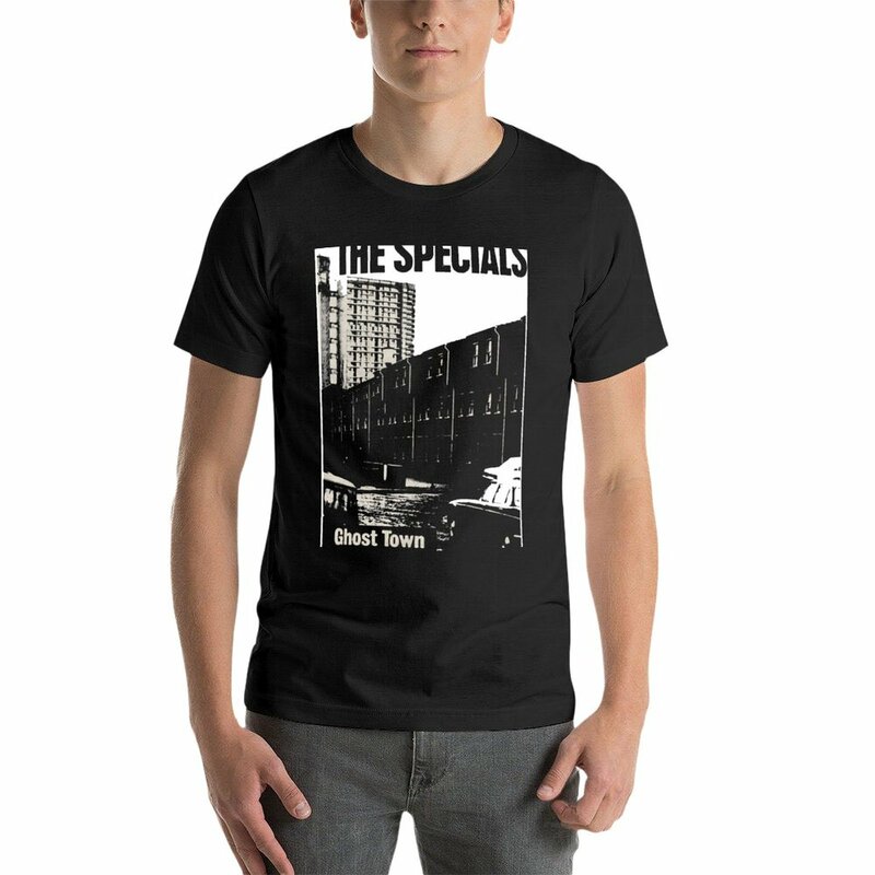 The Special-футболка с призрачным городом, быстросохнущие милые топы, аниме одежда, футболки для мужчин с графикой