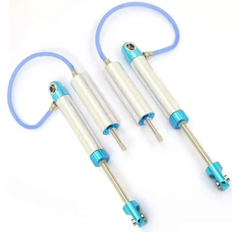 2PCS 1/10 Metal Negative Pressure Shock Absorber Ax RR10 90048 90053 Double Shock Absorber Auxiliary Simulation Shock Absorber