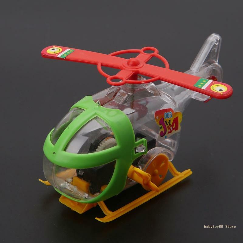 Y4UD Mini helicóptero avión a cuerda Drones juguete para niños regalo fiesta cumpleaños