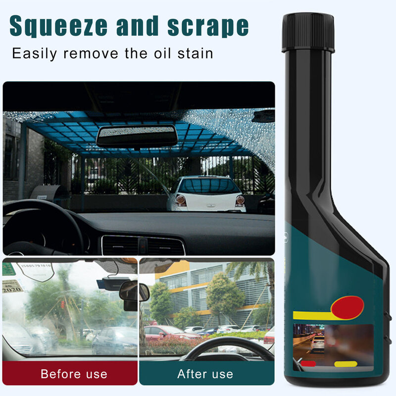 Car Front Windshield ​Oil Remover Cleaner Rainproofing Agent Cleaning Supplies