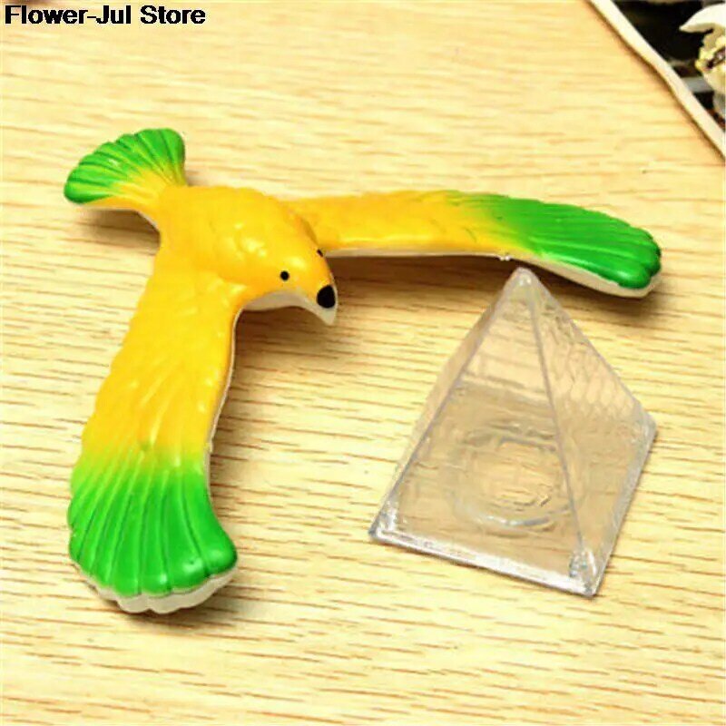 Funny Balancing Eagle With Pyramid Stand Magic Balancing Bird office Desk Decoration Kids Educational Toy Birthday Gift